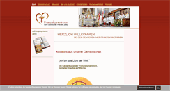 Desktop Screenshot of franziskanerinnen-gengenbach.de